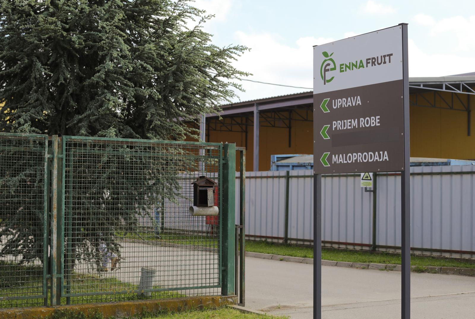10.05.2023., Donji Miholjac - ENNa Fruit je u svom otkupnom centru ugostila studente Fakulteta agrobiotehnickih znanosti iz Osijeka gdje su bili upoznati s radom centra i mogucnoscu zaposlenja. Photo: Dubravka Petric/PIXSELL