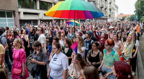 10.06.2022., Zagreb - 22. Povorka ponosa LGBTIQ+ zajednice, osoba i duginih obitelji Zagreb Pridea ove se godine odrzava pod sloganom "Zajedno za trans prava!". Photo: Matija Habljak/PIXSELL
