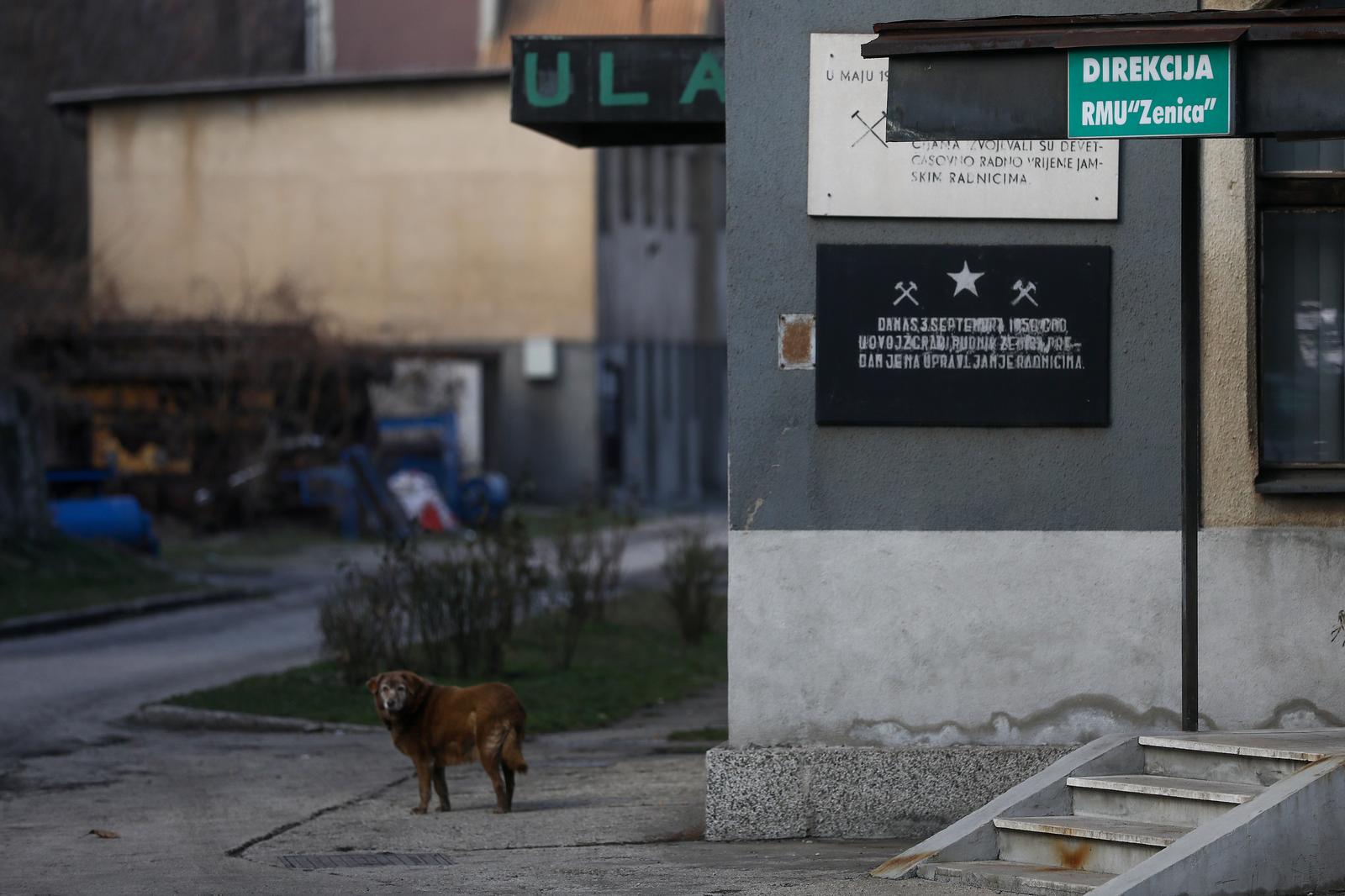 12.02.2021., Zenica, Bosna i Hercegovina - Rudari rudnika mrkog ugljena u Zenici stupili su u opci strajk, a njih 18 strajka gladju. Racuni rudnika su blokirani sto znaci da je onemogucena isplata placa, naknada, toplih obroka, a 36 zenickih rudara koji su umirovljeni prosle godine, jos uvijek nisu ostvarili pravo na mirovinu.rPhoto: Armin Durgut/PIXSELL