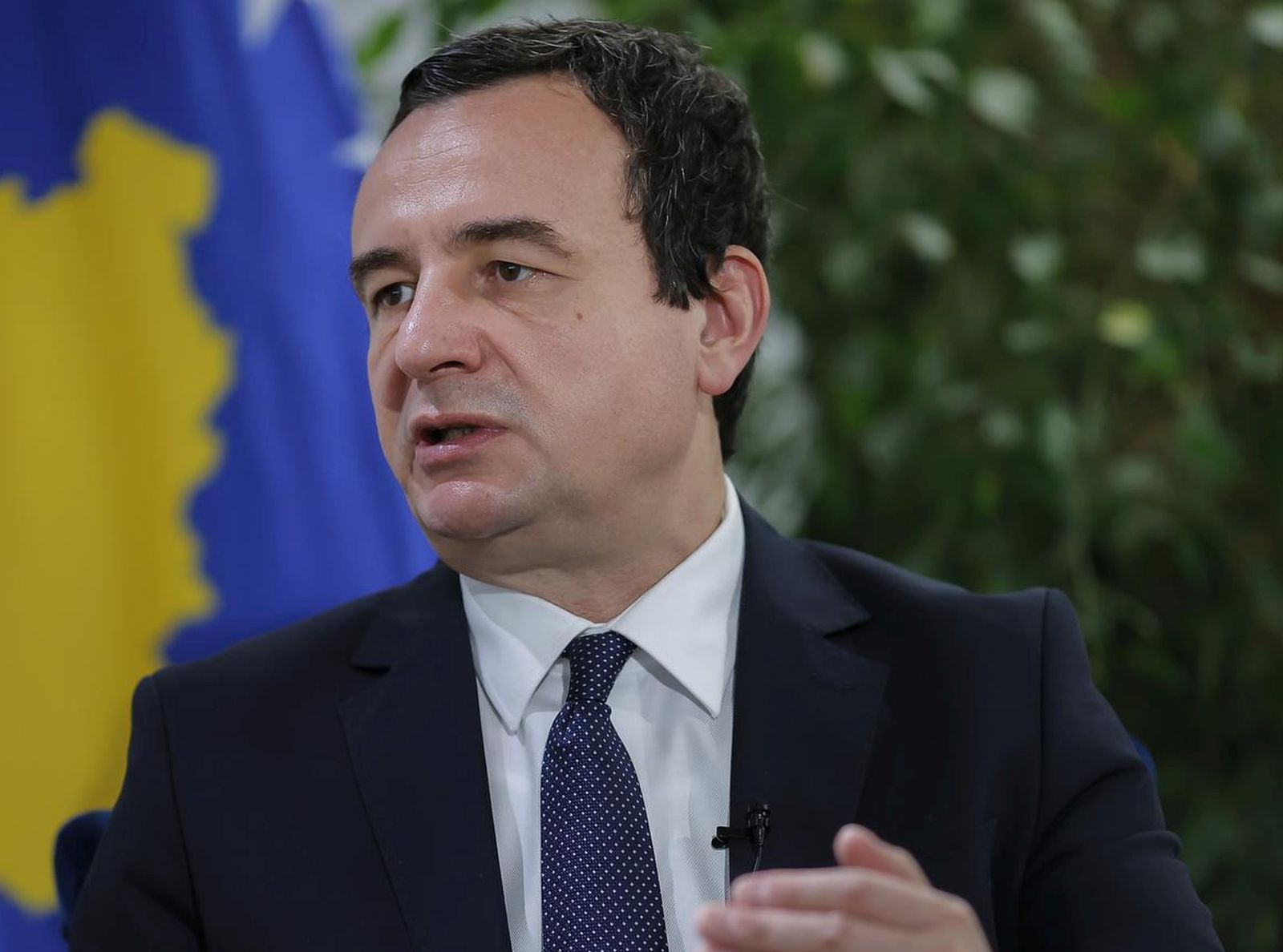 10.09.2022., Pristina, Kosovo - Albin Kurti, premijer Kosova, tijekom intervjua.  Photo: Valdrin Xhemaj/PIXSELL
