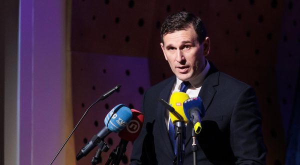11.01.2023., Split - Premijer Andrej Plenkovic na obiljezavanju 33. obljetnice osnutka HDZ-a Split.
Tomislav Suta
   Photo: Miroslav Lelas/PIXSELL