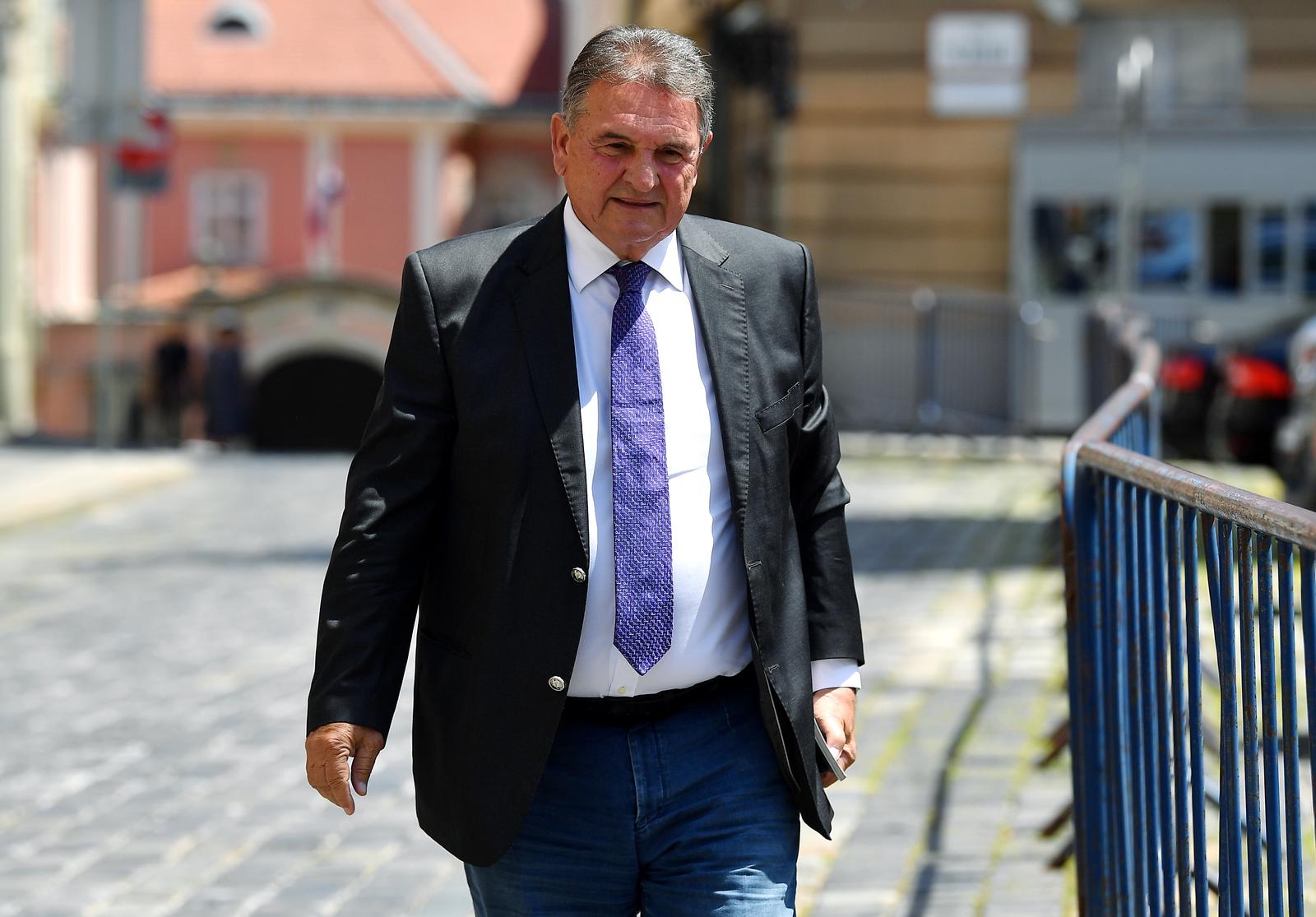 14.06.2022., Zagreb - Sastanak parlamentarne vecine u Banskim dvorima. Radimir Cacic. Photo: Marko Lukunic/PIXSELL
