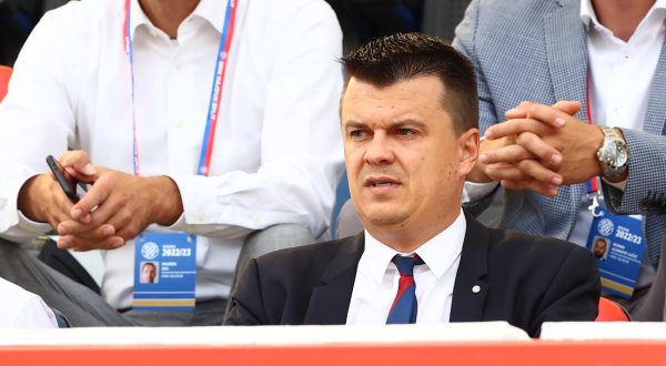 14.09.2022., stadion Poljud, Split - SuperSport HNL, 02. kolo, HNK Hajduk - HNK Rijeka. sportski direktor Hajduka Mindaugas Nikolicius   Photo: Miroslav Lelas/PIXSELL