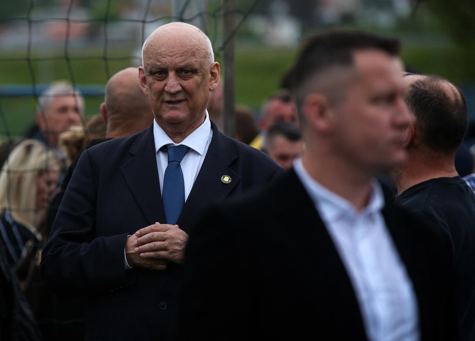 15.05.2023. Zabok - Predsjednik Republike Hrvatske Zoran Milanovic posjetio je Sportsko-rekreacijski centar Zaseka i stadion NK Mladost Photo: Zeljko Hladika/PIXSELL