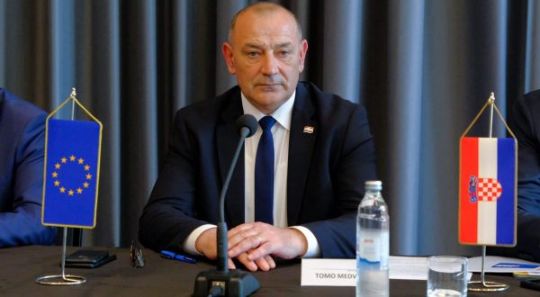 15.06.2023., Zagreb - Povodom obiljezavanja 34. godisnjice stranke, odrzana je sjednica predsjednistva HDZ-a i Nacionalnog odbora HDZ-a. Photo: Slaven Branislav Babic/PIXSELL