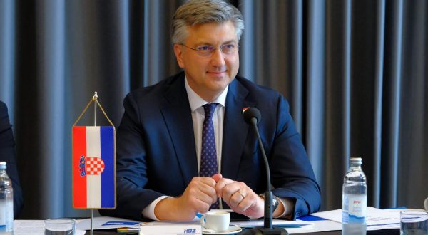15.06.2023., Zagreb - Povodom obiljezavanja 34. godisnjice stranke, odrzana je sjednica predsjednistva HDZ-a i Nacionalnog odbora HDZ-a. Photo: Slaven Branislav Babic/PIXSELL