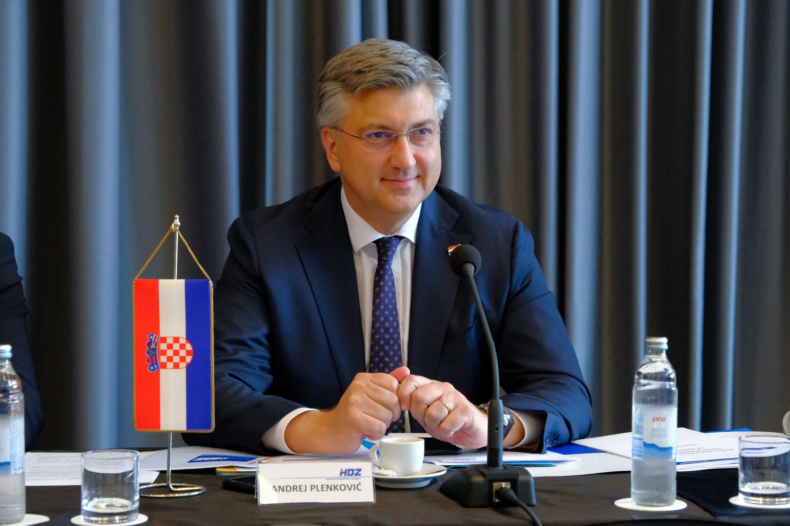 15.06.2023., Zagreb - Povodom obiljezavanja 34. godisnjice stranke, odrzana je sjednica predsjednistva HDZ-a i Nacionalnog odbora HDZ-a. Photo: Slaven Branislav Babic/PIXSELL