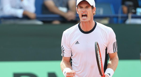15.09.2013., stadion Stella Maris, Umag - Kvalifikacije za Svjetsku skupinu Davis cupa, Hrvatska - Velika Britanija, Ivan Dodig - Andy Murray. Photo: Sanjin Strukic/PIXSELL