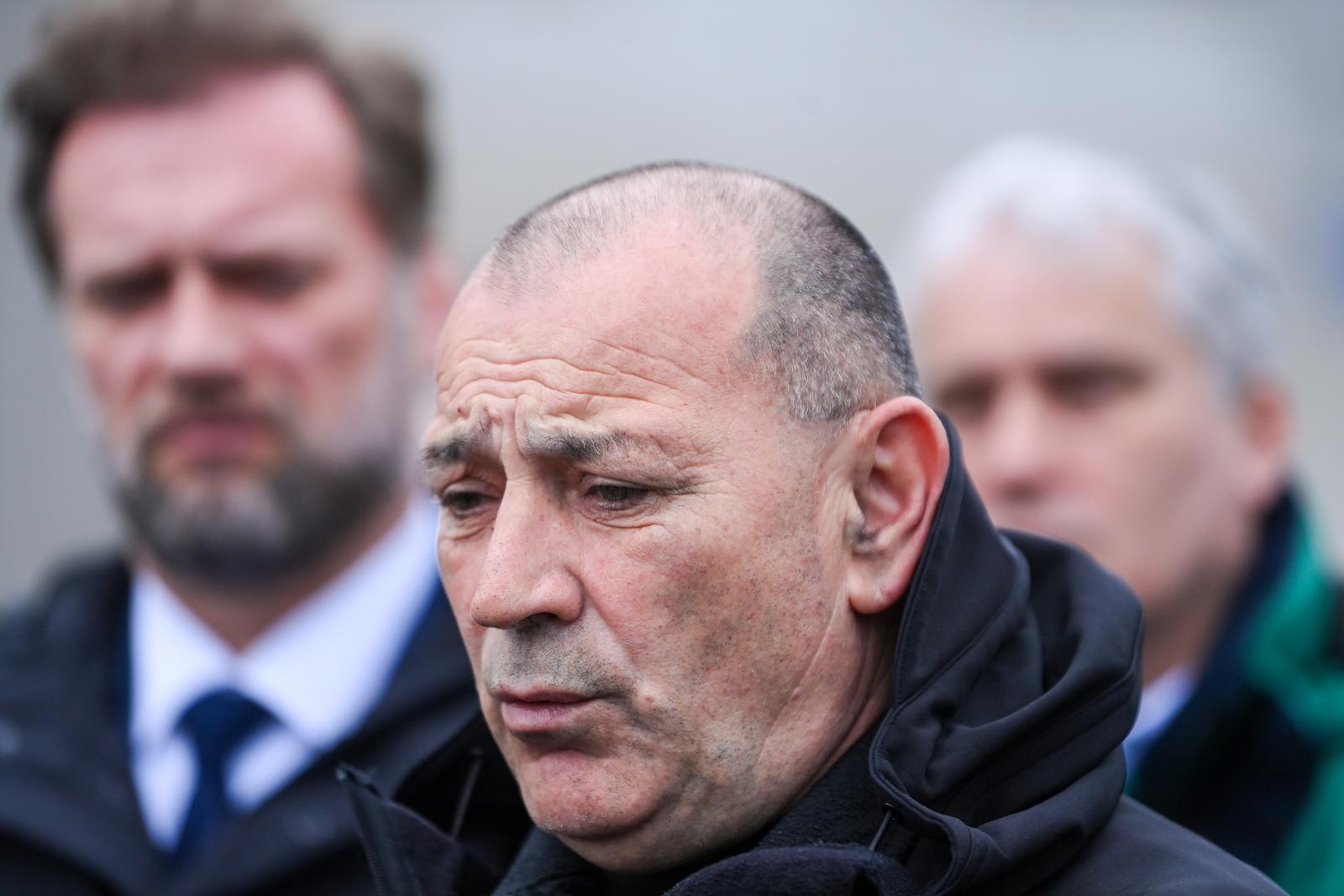 16.05.2023., Hrvatska Kostajnica - Potpredsjednik vlade Tomo Medved i ministar obrane Mario Banozic obisli su centar grada i razgovarali sa vojskom i vodstvom grada. Photo: Igor Soban/PIXSELL