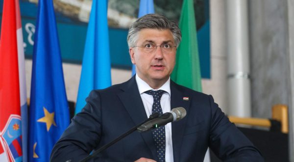 16.06.2023..,Bale -
Europski sajam modularnih i montaznih kuca. Predsjednik Vlade Andrej Plenkovic sudjelovao je na Konferenciji "Izazovi zelene tranzicije 2023". Andrej Plenkovic ( predsjednik Vlade Republike Hrvatske). Photo: Srecko Niketic/PIXSELL