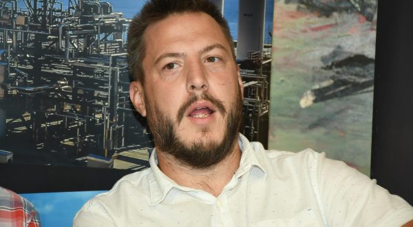 16.08.2022., Sisak - U prostorijama Holandske kuce odrzana je konferencija za medije povodom 9. izdanja Star Film Festa (SFF). zamjenik gradnacelnice Marko Kricka Photo: Nikola Cutuk/PIXSELL