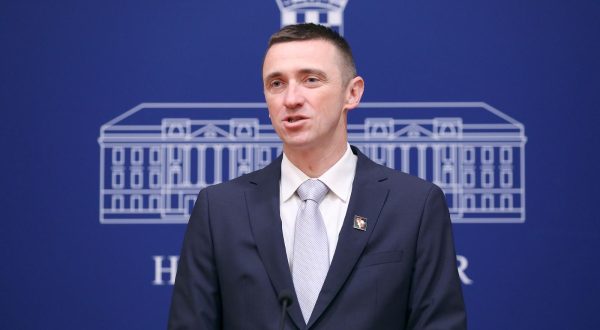17.05.2023., Zagreb - Na konferenciji za medije odrzanoj u Saboru o politickim aktualnostima govorio je Ivan Penava. Photo: Patrik Macek/PIXSELL