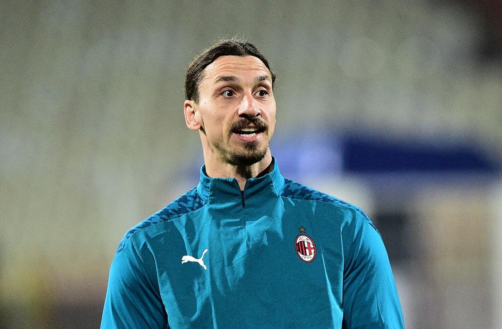 18, February, 2021, Belgrade - The first match of the sixteenth final of the Europa League between FC Red Star and AC Milan was played at the "Rajko Mitic" stadium. Zlatan Ibrahimovic, #11 (AC Milan). Photo: M.M./ATAImagesrr18, februar, 2021, Beograd - Prva utakamice sesnaestine finala Liga Evrope izmedju FK Crvena zvezda i AC Milan odigrana je na stadionu "Rajko Mitic". Photo: M.M./ATAImages