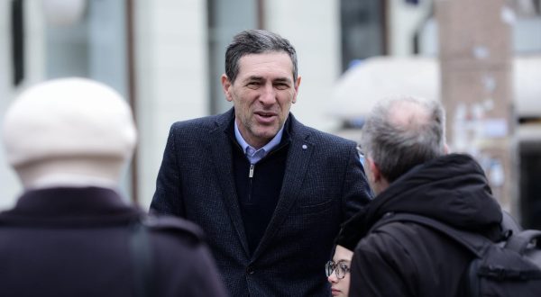 18.2.2023., Zagreb - Ante Kotromanovic prosetao zagrebackom spicom. Photo: Neva Zganec/PIXSELL
