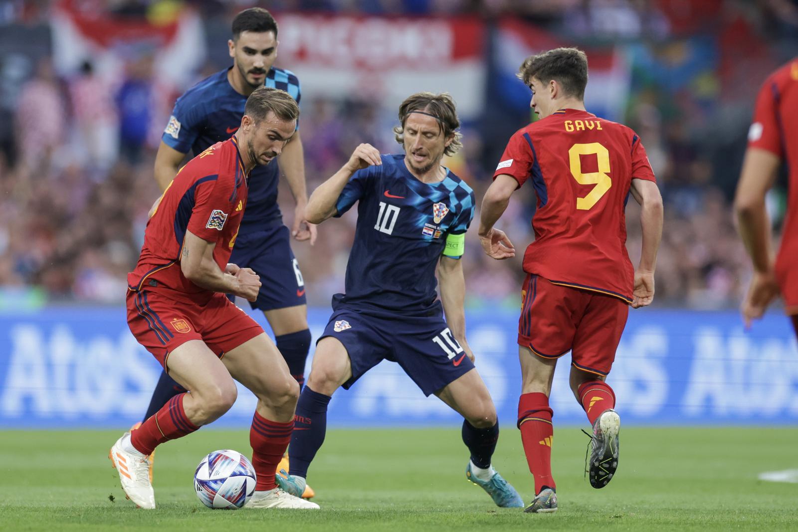 18.06.2023., stadion Feyenoord "De Kuip", Rotterdam, Nizozemska - UEFA Liga nacija, finale, Hrvatska - Spanjolska. Photo: Luka Stanzl/PIXSELL