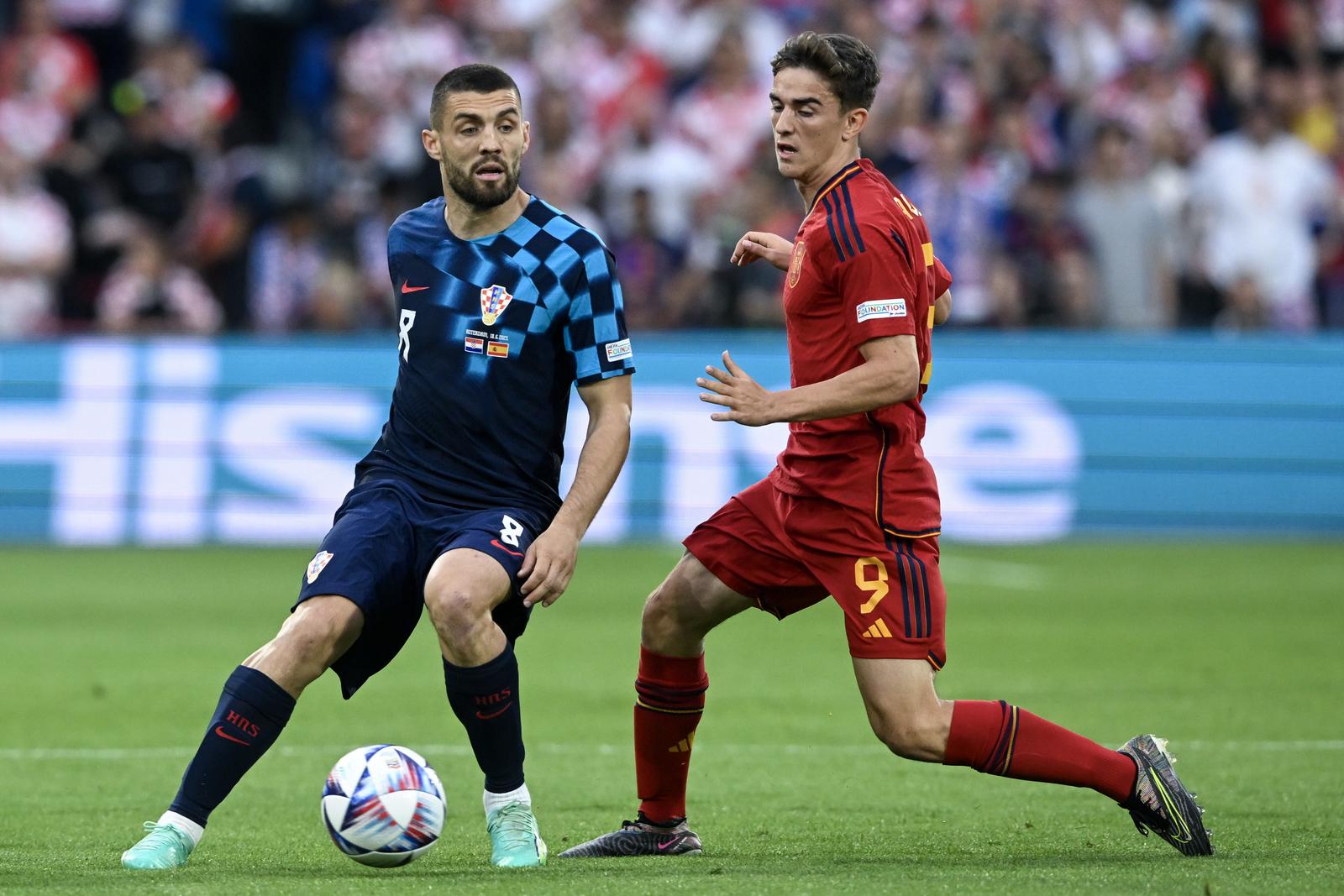 18.06.2023., stadion Feyenoord "De Kuip", Rotterdam, Nizozemska - UEFA Liga nacija, finale, Hrvatska - Spanjolska. Photo: Marko Lukunic/PIXSELL