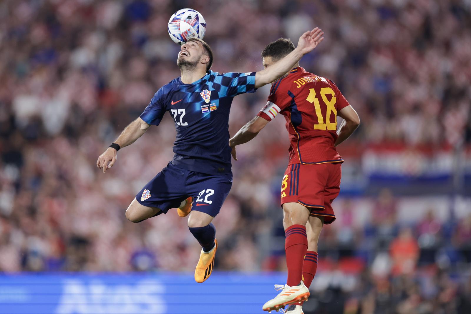 18.06.2023., stadion Feyenoord "De Kuip", Rotterdam, Nizozemska - UEFA Liga nacija, finale, Hrvatska - Spanjolska. Photo: Luka Stanzl/PIXSELL