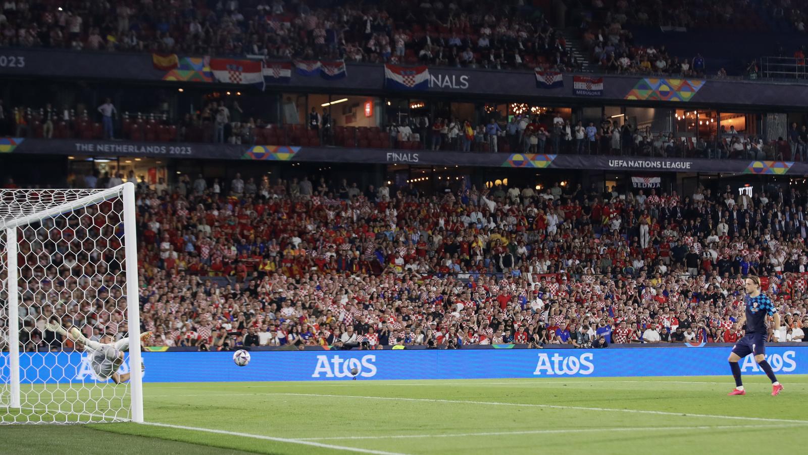 18.06.2023., stadion Feyenoord "De Kuip", Rotterdam, Nizozemska - UEFA Liga nacija, finale, Hrvatska - Spanjolska. Photo: Luka Stanzl/PIXSELL