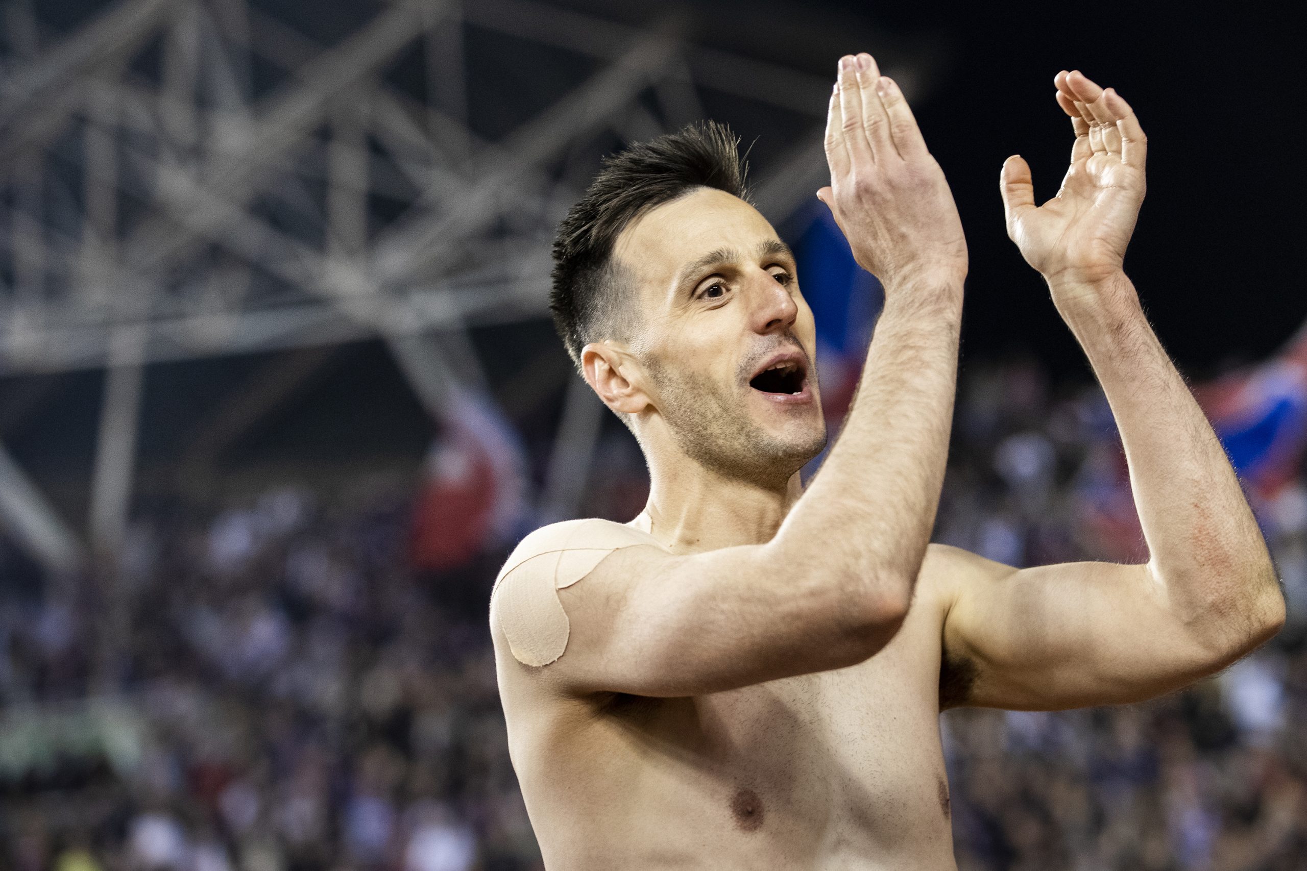 20.04.2022., stadion Poljud, Split - Hrvatski Telekom Prva liga, 09. kolo, HNK Hajduk - GNK Dinamo.
Photo: Milan Sabic/PIXSELL Photo: Milan Sabic/PIXSELL