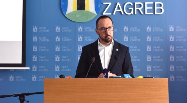20.06.2023., Zagreb - U Gradskom poglavarstvu odrzana je redovna konferencija za medije. gradoancelnik Zagreba Tomislav Tomasevic Photo: Davorin Visnjic/PIXSELL