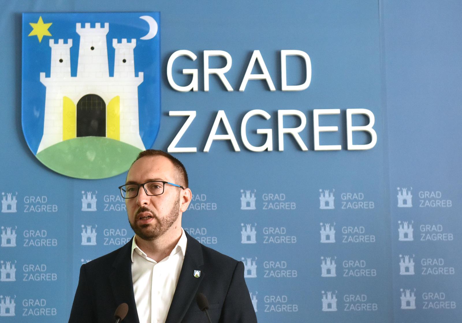 20.06.2023., Zagreb - U Gradskom poglavarstvu odrzana je redovna konferencija za medije. gradoancelnik Zagreba Tomislav Tomasevic Photo: Davorin Visnjic/PIXSELL