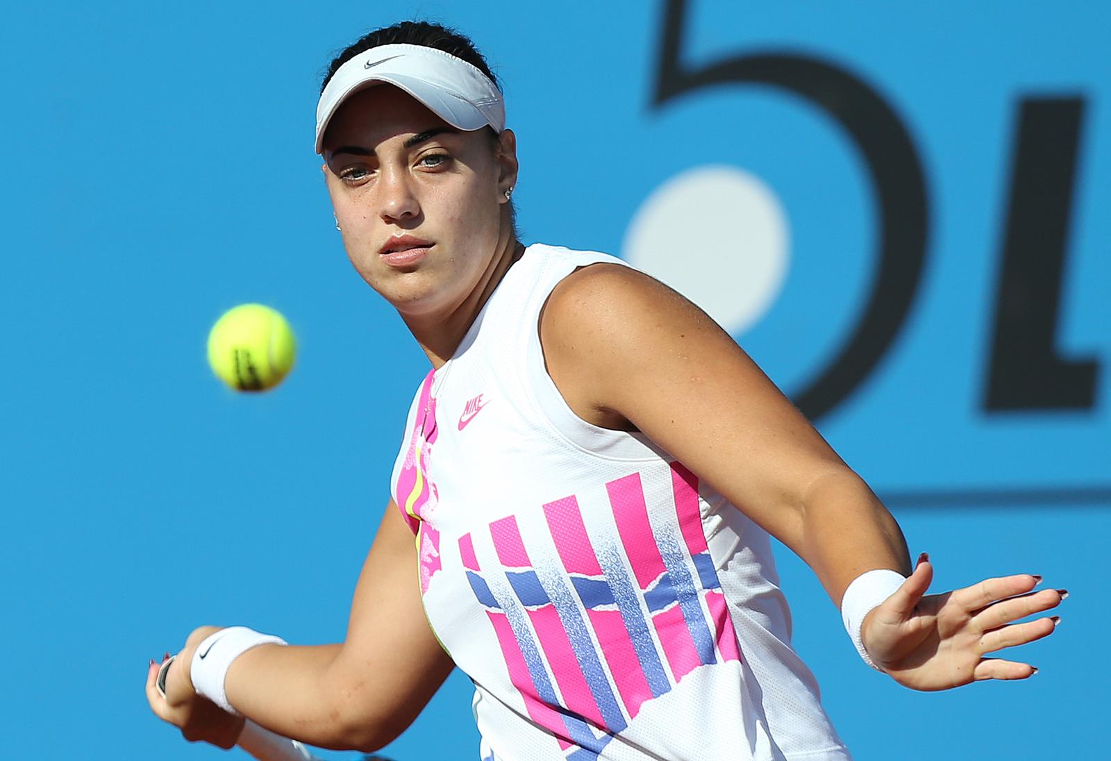 20.09.2020., Zagreb - Teniski centar Maksimir, ITF Zagreb Ladies Open. Finalni mec izmedju Anje Konjuh i Tereze Mrdeza. Anja Konjuh Photo: Marko Prpic/PIXSELL