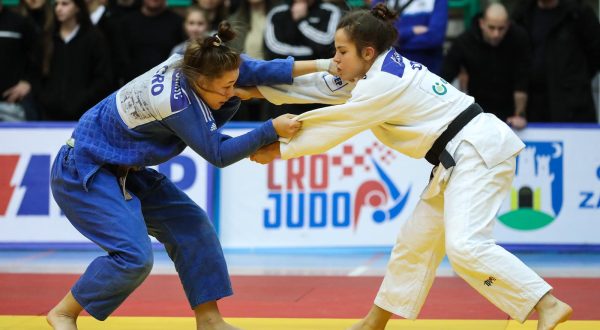 21.01.2023,Zagreb - U dvorani Sutinska vrela odrane su finalne borbe Prvenstva Hrvatske u judo-u. Finalna borba do 63 kg : Katarina Kristo vs. Nina Simic
 Photo: Jurica Galoic/PIXSELL