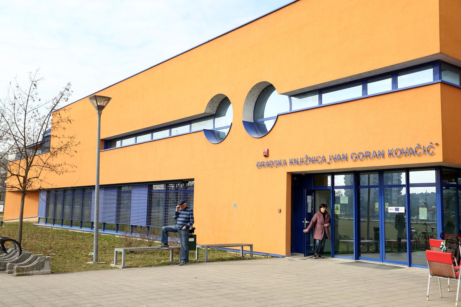 Gradska knjižnica Ivan Goran Kovačić Karlovac 21.02.2019., Karlovac - Gradska knjiznica Ivan Goran Kovacic Karlovac.rPhoto: Kristina Stedul Fabac/PIXSELL