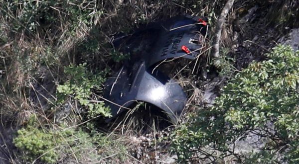 21.06.2023., Pakovo Selo - U kanjonu rijeke Cikole na podrucju Pakova Sela u Sibensko-kninskoj zupaniji srusio se helikopter madjarskih oruzanih snaga koji se u Hrvatskoj nalazi na obuci.Pronadjena je olupina nestalog helikoptera Photo: Dusko Jaramaz/PIXSELL
