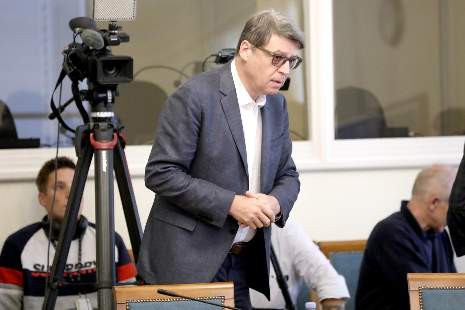 21.09.2022., Zagreb - U Saboru je pocela 24. sjednica Nacionalnog vijeca za pracenje provedbe Strategije suzbijanja korupcije na kojoj bi se, prema najavama Nikole Gmroje, trebao postici dogovor oko stavljanja na dnevni red iduce sjednice slucaja INA. Zeljko Jovanovi Photo: Patrik Macek/PIXSELL