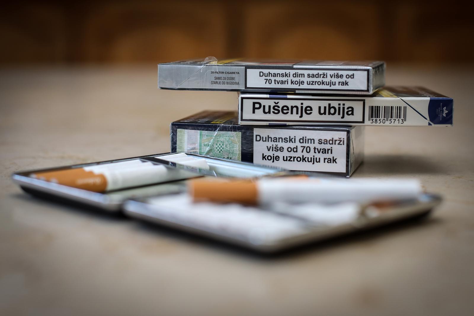 22.02.2021., Osijek - Od 1. ozujka poskupljuju cigarete i ostali duhanski proizvodi i preradjevine. Photo: Dubravka Petric/PIXSELLr