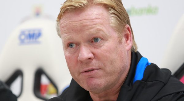 23.08.2017., Poljud, Split - Konferencija za medije trenera FC Everton Ronalda Koemana uoci  sutrasnje uzvratne utakmice doigravanja za Europsku ligu protiv Hajduka. r"nPhoto: Miranda Cikotic/PIXSELL