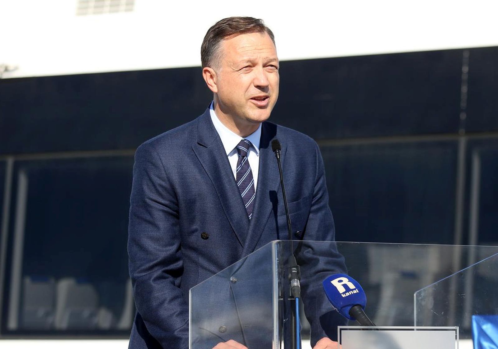 23.10.2018., Rijeka - Predstavljanje novog katamarana "Jelena" domaceg brodara Jadrolinija. Predsjednik Uprave Jadrolinije David Sopta.rPhoto: Nel Pavletic/PIXSELL