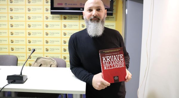 24, February, 2023, Belgrade - The promotion of the new edition of the book "Bloody Balkan Billions" by Domagoj Margetic was held in the Media Center. Domagoj Margetic. Photo: Marija Mladjen/ATAImages

24, februar, 2023, Beograd - Promocija novog izdanja knjige "Krvave balkanske milijarde"  Domagoja Margetica odrzana je u Medija centru. Photo: Marija Mladjen/ATAImages Photo: Marija Mladjen/ATAImages/PIXSELL