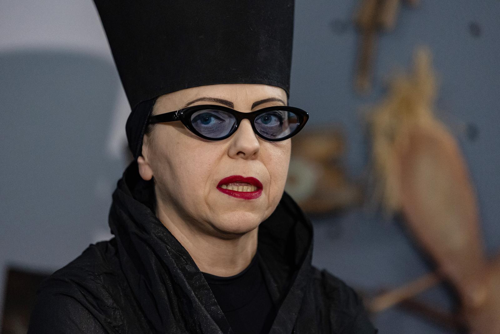27.02.2022., Osijek - Predstavljanje knjige "Apokalipsa" doc. dr. sc. Mirele Holy koje se odrzalo na Akademiji za umjetnost i kulturu. Mirela Holy Photo: Davor Javorovic/PIXSELL