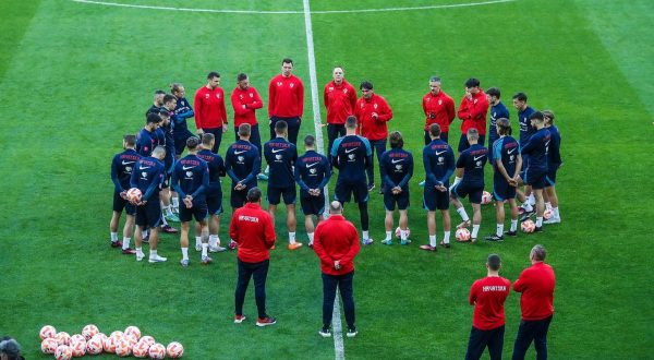 27.03.2023.., Bursa, Turska - Hrvatska nogometna reprezentacija odrzala je trening uoci kvalifikacijske utakmice protiv reprezentacije Turske.  Photo: Slavko Midzor/PIXSELL