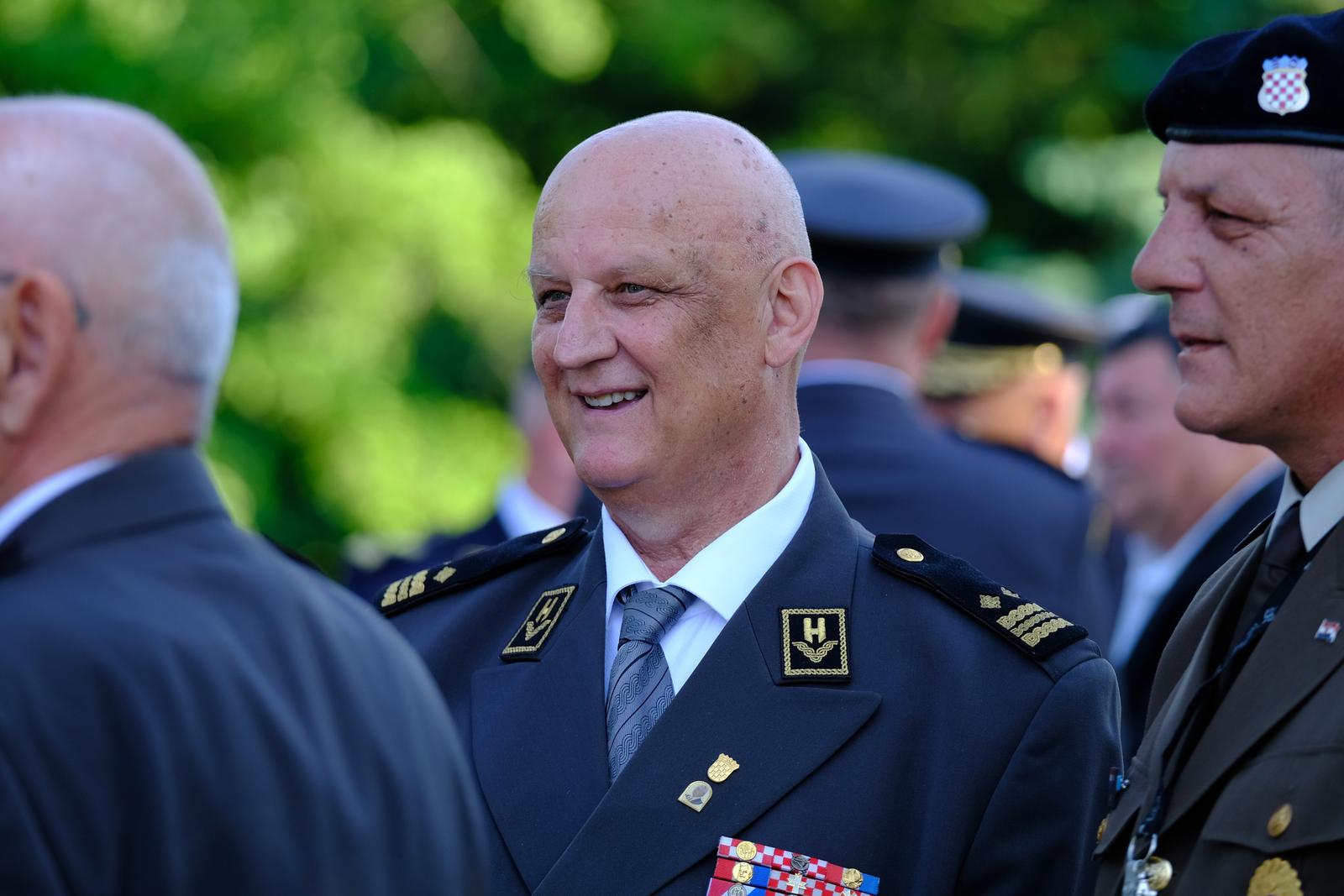 27.05.2022., Zagreb - Predsjednik republike i vrhovni zapovjednik Oruzanih snaga Republike Hrvatske priredio je svecani prijem povodm obiljezavanja Dana Oruzanih snaga Republike Hrvatske - Hrvatske vojske, Dana Hrvatske kopnene vojske i 31. obljetnice ustrojavanja Hrvatske vojske. Predsjednik je na svecanosti urucio odlikovanja pripadnicima Bojne Frankopan Photo: Slaven Branislav Babic/PIXSELL