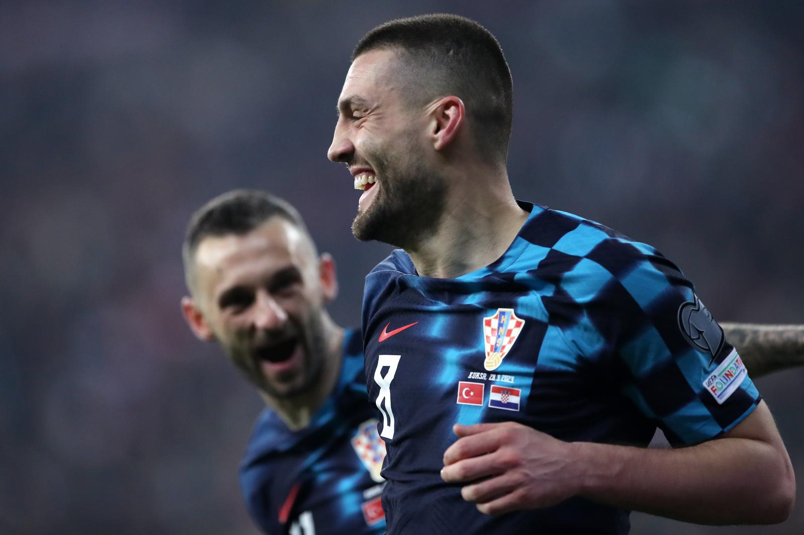 28.03.2023., stadion Timsah Arena, Bursa, Turska - Kvalifikacije za Europsko prvenstvo 2024. godine, skupina D, 2 kolo, Turska - Hrvatska. Photo: Slavko Midzor/PIXSELL