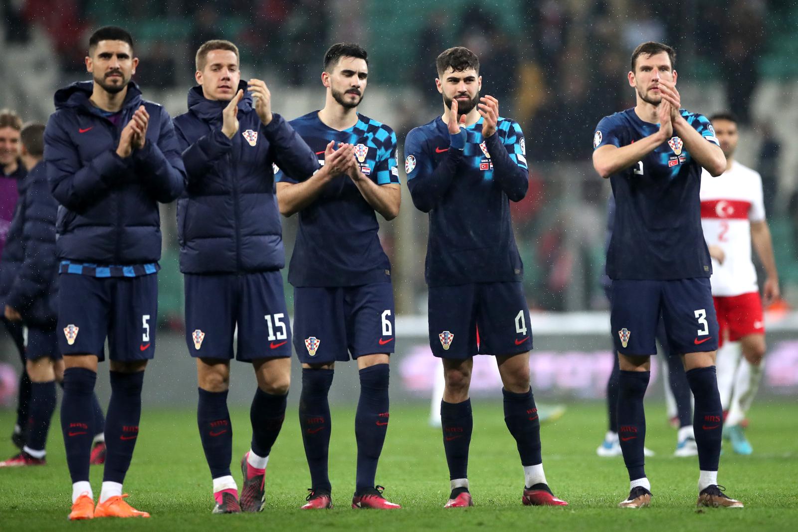 28.03.2023., stadion Timsah Arena, Bursa, Turska - Kvalifikacije za Europsko prvenstvo 2024. godine, skupina D, 2 kolo, Turska - Hrvatska. Photo: Slavko Midzor/PIXSELL