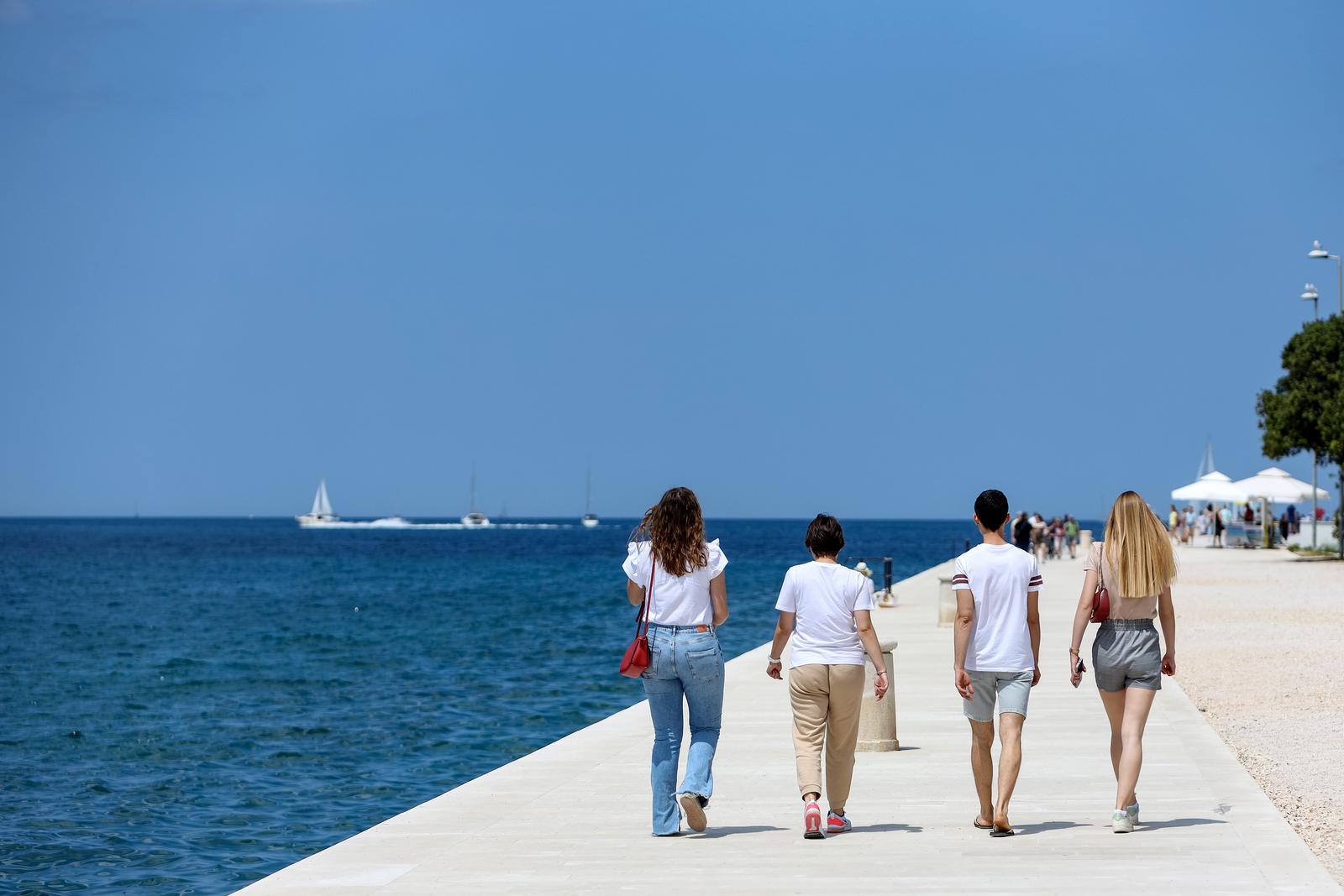 28.05.2023., Zadar - Suncano i toplo prijepodne u gradu Photo: Sime Zelic/PIXSELL