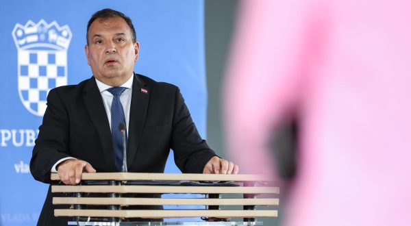 28.6.2023., Zagreb- Redovna sjednica Vlade odrzana je u NSK. Izjave ministara nakon sjednice.
 Photo: Jurica Galoic/PIXSELL