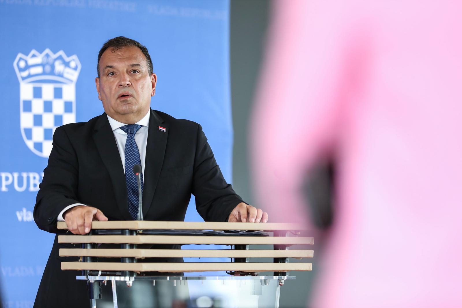 28.6.2023., Zagreb- Redovna sjednica Vlade odrzana je u NSK. Izjave ministara nakon sjednice.
 Photo: Jurica Galoic/PIXSELL