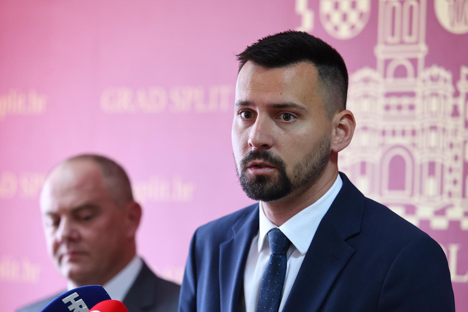 30.03.2023., Split - Bojan Ivosevic na konferenciji za medije o kaznama Drzavnog inspektorata. Photo: Miroslav Lelas/PIXSELL