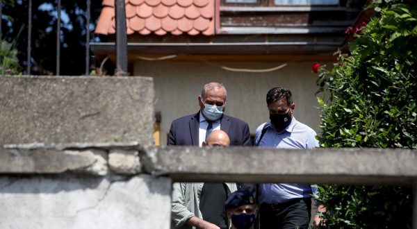 30.06.2021., Zagreb - Vijenac 2. Pretres kuce glavnog ravnatelja HRT-a Kazimira Bacica na Tuskancu zbog sumnje u korupciju. Photo: Igor Kralj/PIXSELL