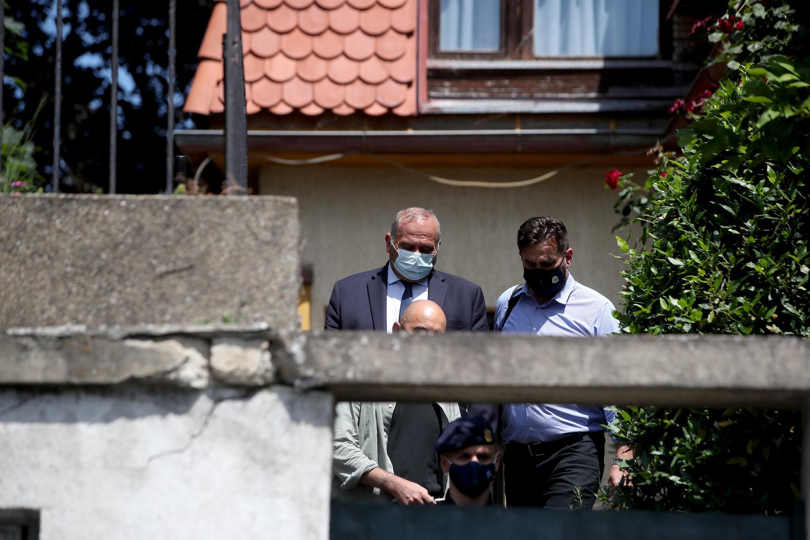 30.06.2021., Zagreb - Vijenac 2. Pretres kuce glavnog ravnatelja HRT-a Kazimira Bacica na Tuskancu zbog sumnje u korupciju. Photo: Igor Kralj/PIXSELL