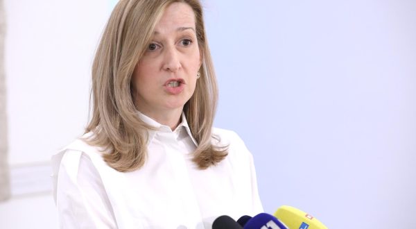 31.01.2023., Zagreb - Na konferenciji za medije  odrzanoj u Saboru zastupnica Mirela Ahemtovic komentirala je aktualne teme. Photo: Patrik Macek/PIXSELL