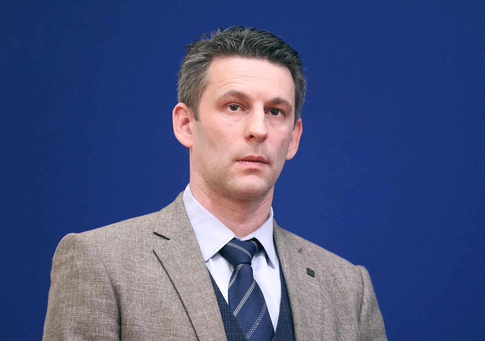 31.03.2023., Zagreb - U Saboru je odrzana konferencija za medije Mosta o temi "HEP-ov bankrot placaju hrvatski gradjani". Bozo Petrov Photo: Patrik Macek/PIXSELL