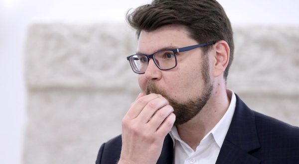 31.05.2023., Zagreb - Na konferenciji za medije odrzanoj u Saboru o aktualnim temama govorio je Pedja Grbin. Photo: Patrik Macek/PIXSELL