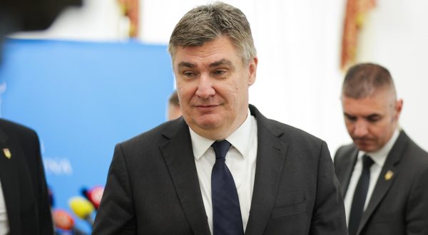 31.05.2023., Zagreb -  Konferencija za medije Predsjednik Republike Hrvatske Zoran Milanovic dao je izjavu medijima nakon svecane sjednice skupstine Grada Zagreba i dodjele priznanja Grada Zagreba u Staroj gradskoj vjecnici. Photo: Luka Stanzl/PIXSELL