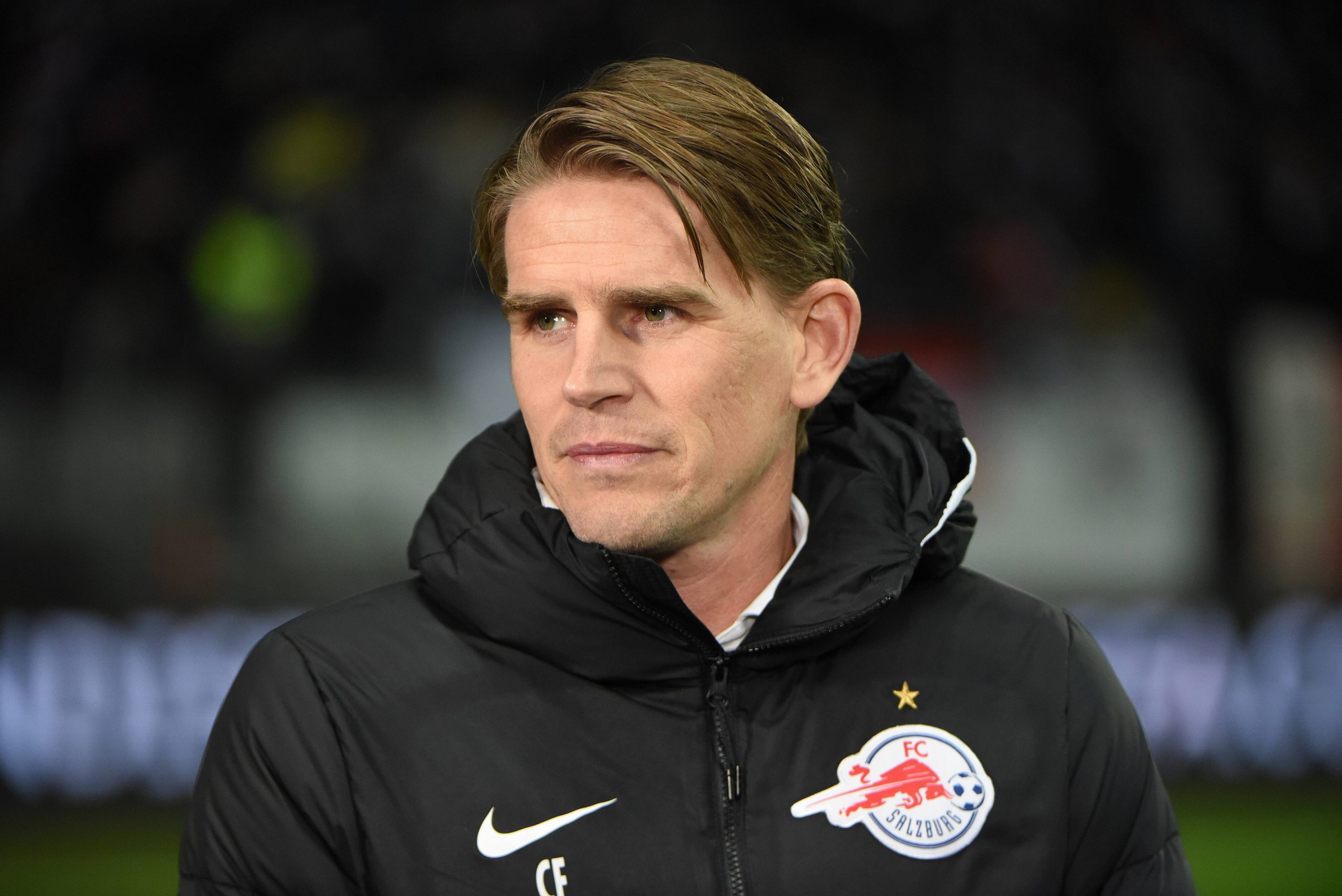 20.02.2020 Frankfurt am Main, Commerzbankarnea UEFA Europa League Runde der letzten 32 Eintracht Frankfurt SGE gegen FC Red Bull Salzburg Sportdirektor Christoph Freund FC Salszburg emspor, DFL regulations prohibit any use of photographs as image sequences and/or quasi-video *** 20 02 2020 Frankfurt am Main, Commerzbankarnea UEFA Europa League Round of the last 32 Eintracht Frankfurt SGE vs. FC Red Bull Salzburg Sports Director Christoph Freund FC Salszburg emspor, DFL regulations prohibit any use of photographs as image sequences and or quasi video